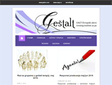 Tablet Screenshot of gestaltstudio.org.rs